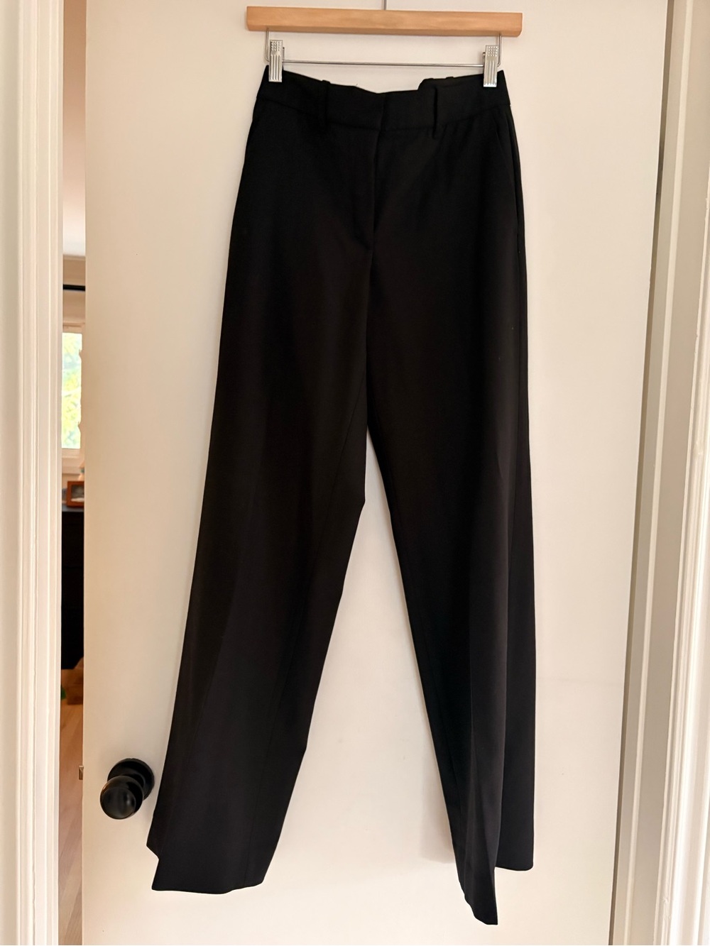 Babaton Classic Black Dress Pants - Tailored Straight Fit